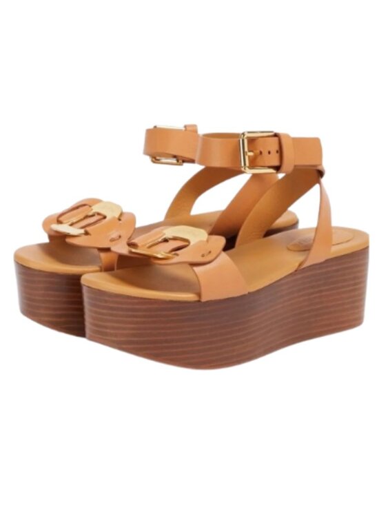 See By Chloe Shoes - See by Chloé Chany Platform Sandals – Tan